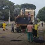 Mão de obra de reeducandas revitaliza bairros em Inhumas