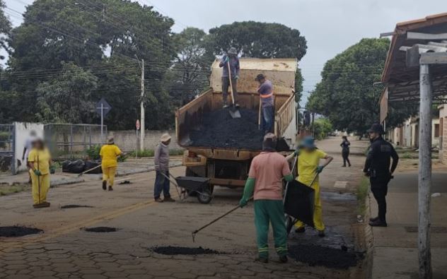 Mão de obra de reeducandas revitaliza bairros em Inhumas
