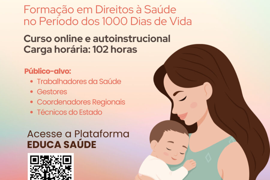 Curso aborda direitos à saúde nos primeiros mil dias de vida