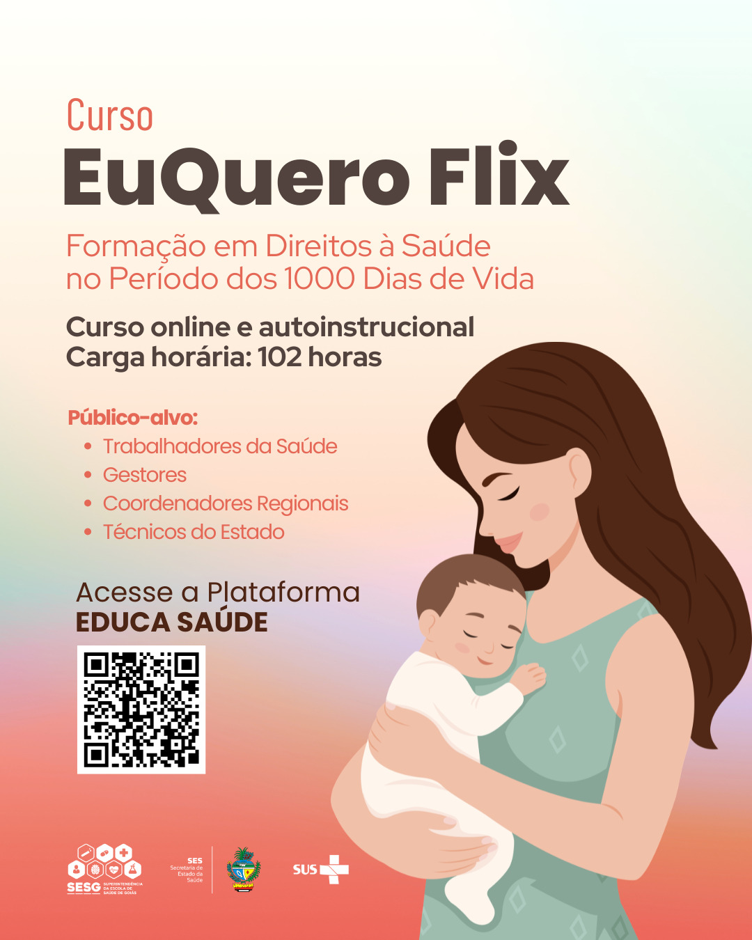 Curso aborda direitos à saúde nos primeiros mil dias de vida