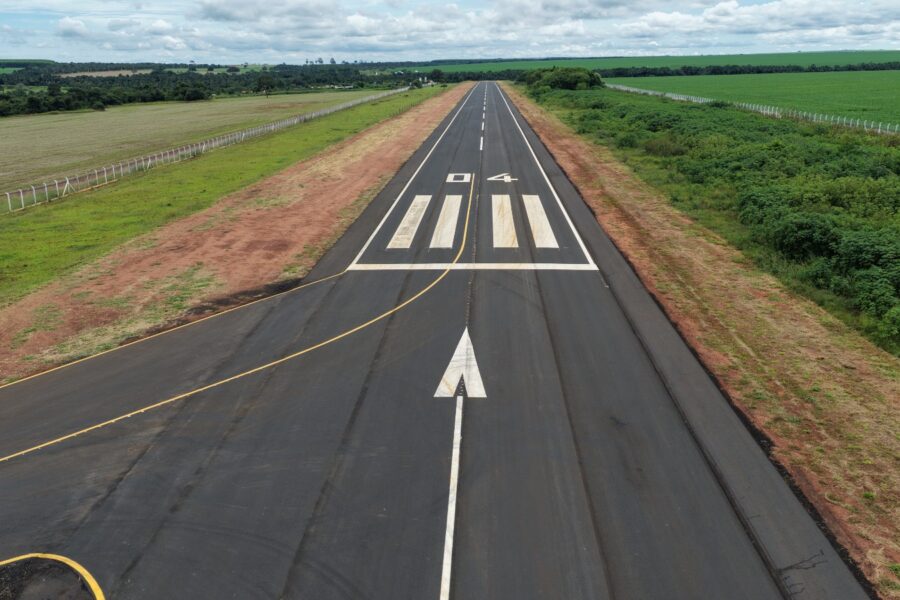Goinfra restaura e moderniza aeródromos em dez municípios goianos